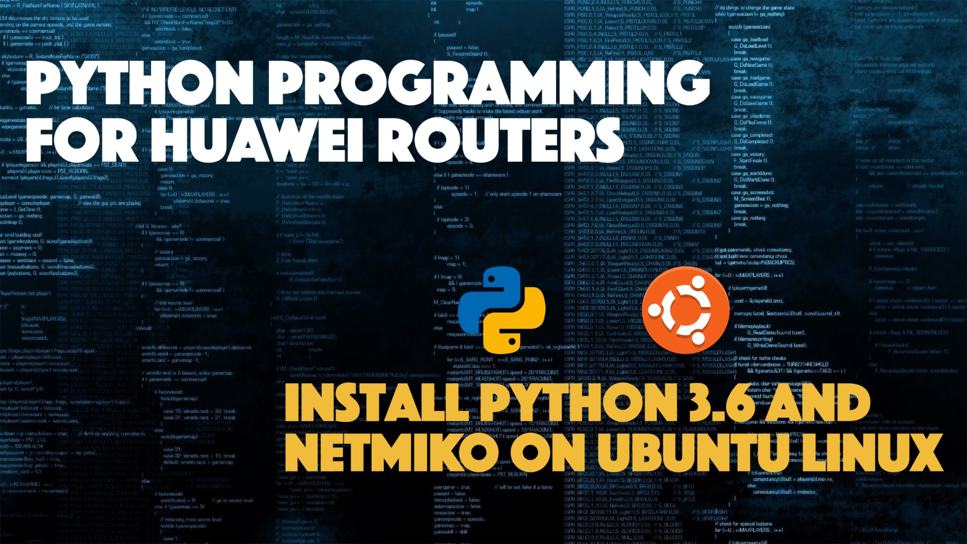 Install Python3.6 and Netmiko for Ubuntu Linux